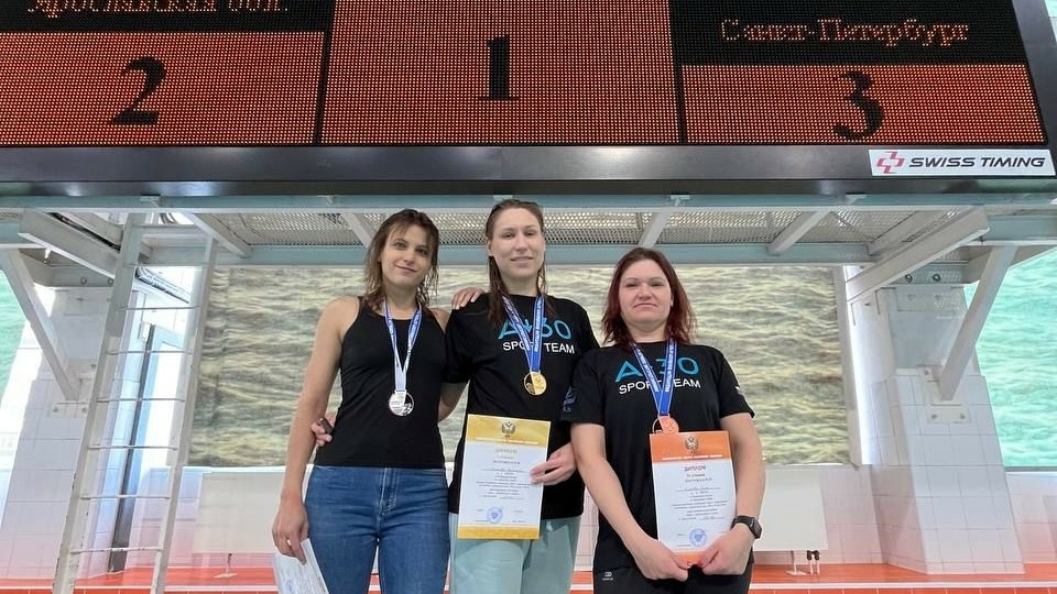 Спортсмены Петербурга завоевали медали на чемпионате России по подводному спорту