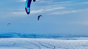 Петербургская спортсменка Мария Рыжанкова победила в Кубке России по сноукайтингу