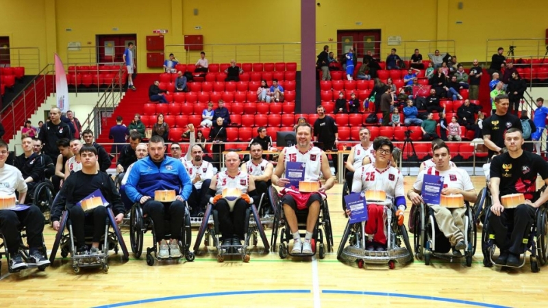 В Петербурге определился победитель первого круга чемпионата России по регби на колясках