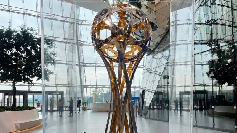 Чемпионский кубок «Зенита» выставят в Лахта Центре