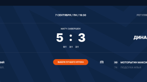 СКА из Петербурга разгромил «Динамо» со счетом 5:3