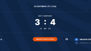 Армейцы из Петербурга обошли «Трактор» со счетом 4:3